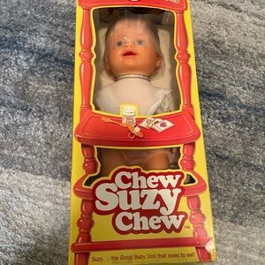 Vintage 1980 Chew Suzy Chew  Doll New In Box Ideal Toy
